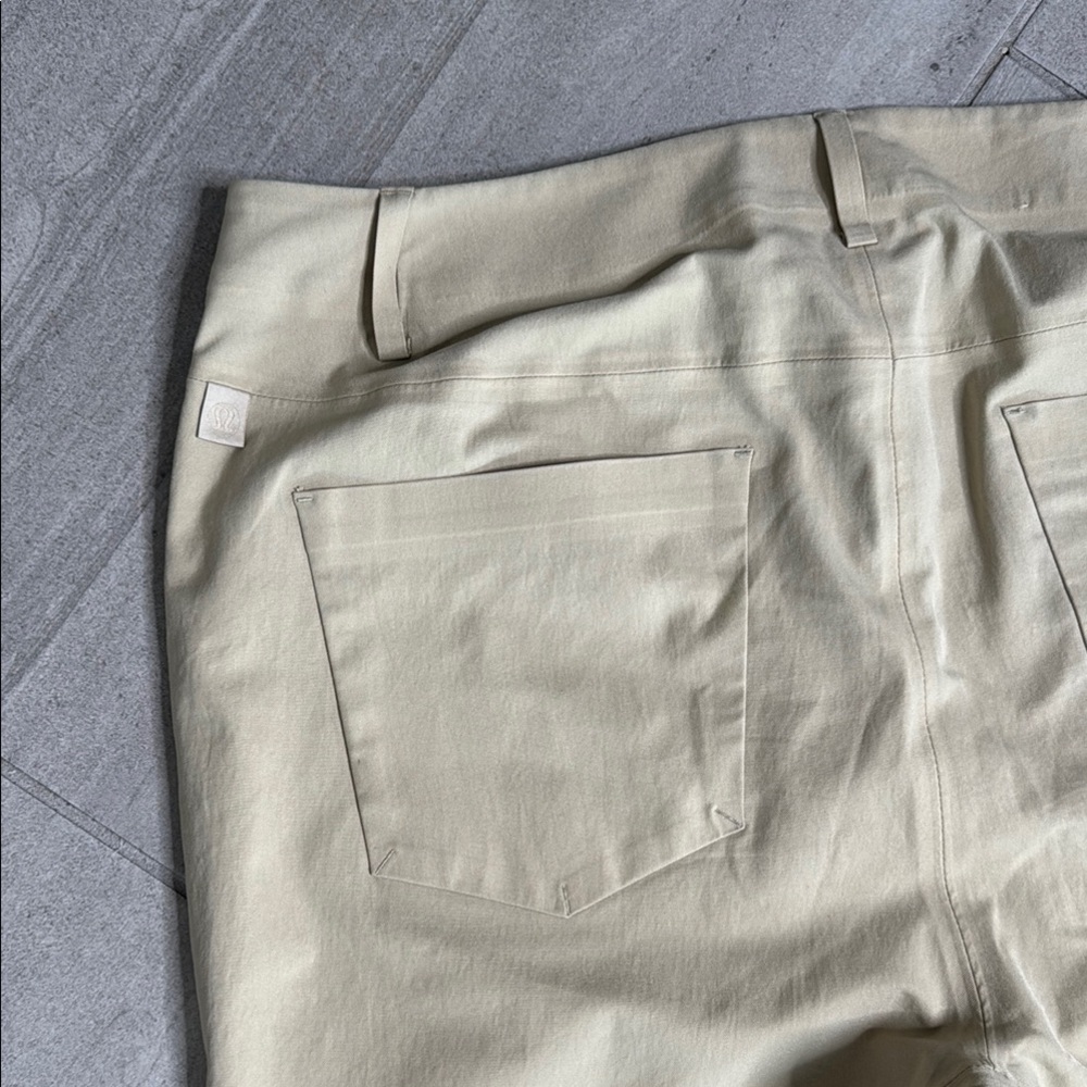 lululemon athletica ABC Slim-Fit Trouser Tan Chinos Straight Leg - Picture 7 of 10